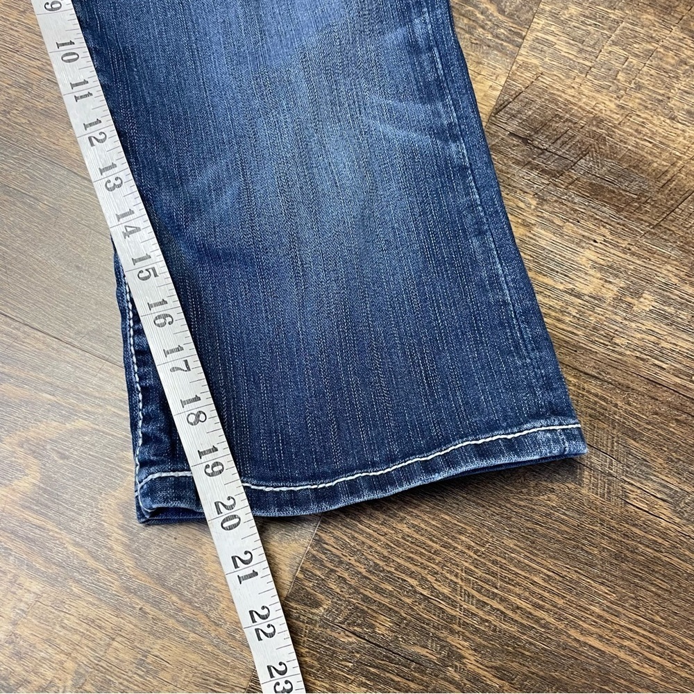 BKE Buckle Drew Denim Capri Jeans Stretch Womens 29 Contrast Stitch Western - Picture 10 of 12